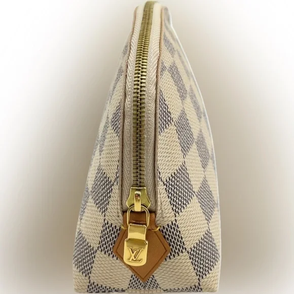 Louis Vuitton Damier Azur Pochette - Cosmetic Pouch with Dust bag - Picture 9 of 15